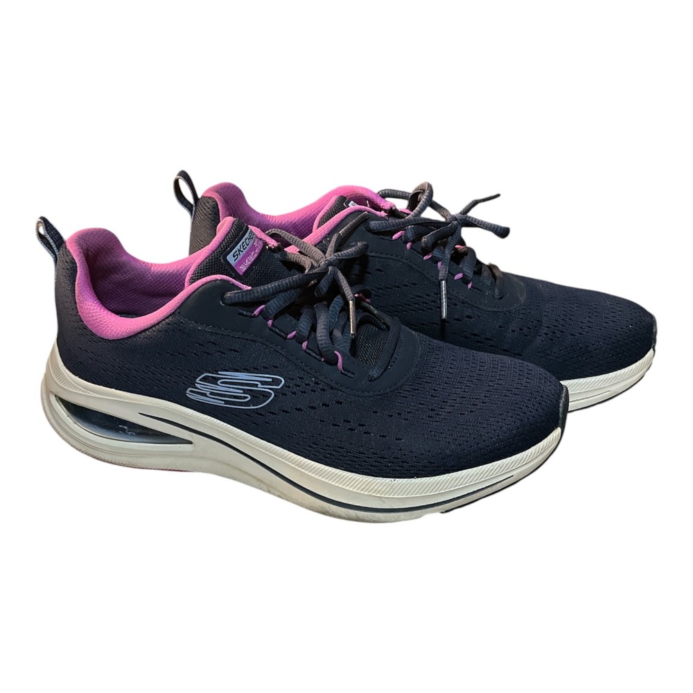Skechers‎ Skech-Air Dynamight Winly Navy Magenta Sneakers 150131 Womens 9.5